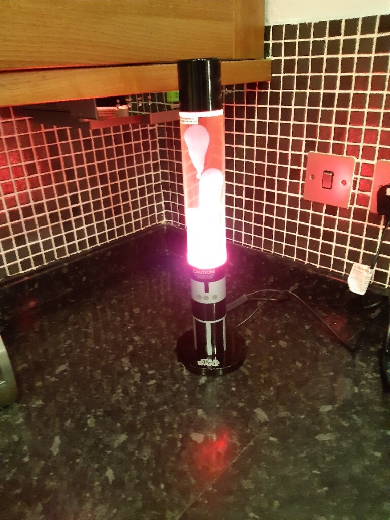 lightsaber lava lamp